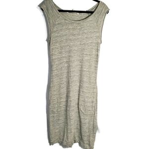 Rachel Roy Gray Speckled Sleeveless Dress Small